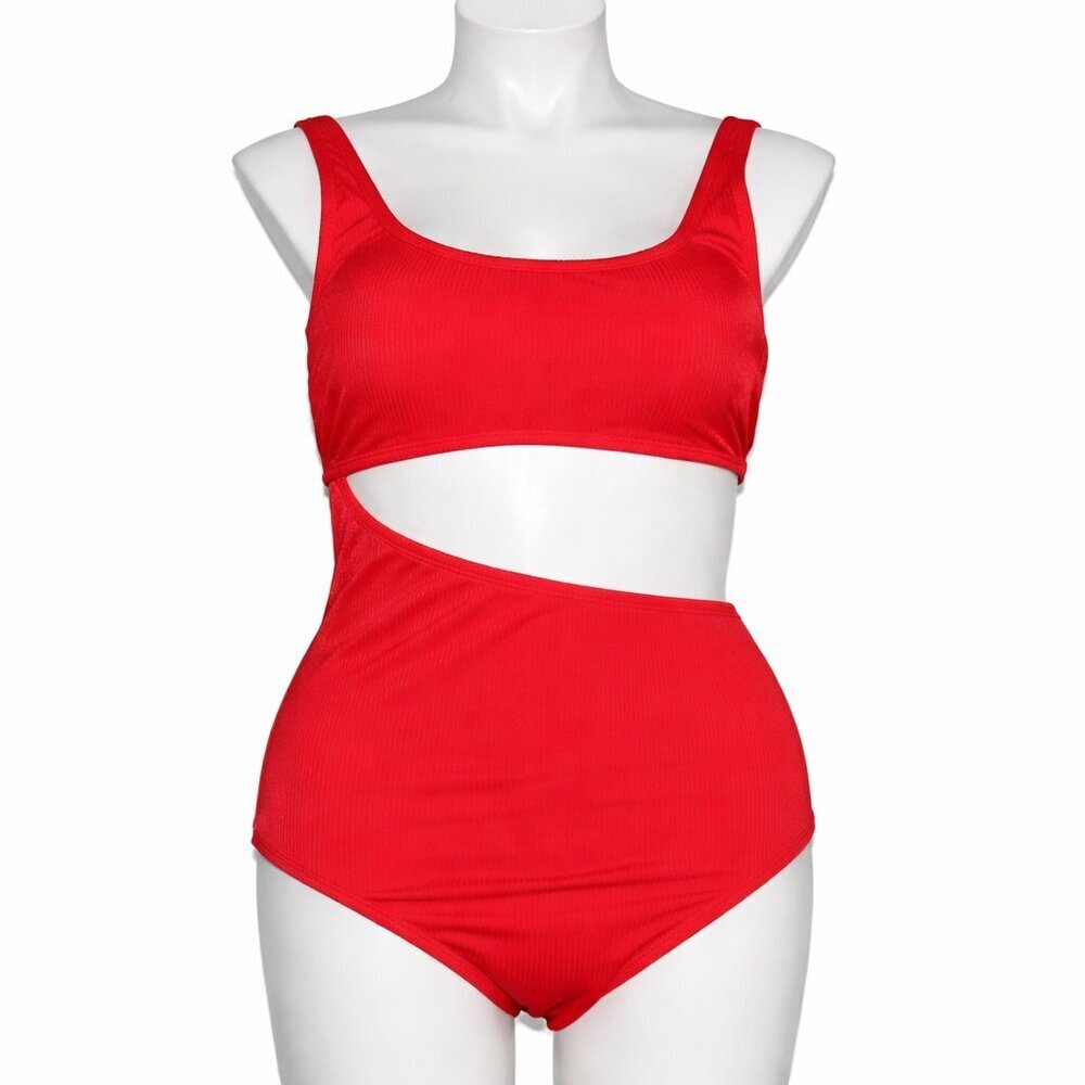 KONA SOL Red One-piece Swimsuit Size L